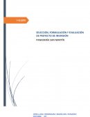 Evaluacion financiera Panadería “San Martín”