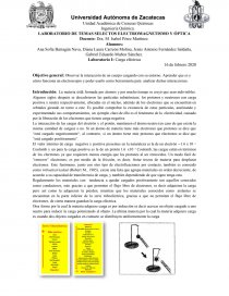 LABORATORIO DE TEMAS SELECTOS ELECTROMAGNETISMO Y ÓPTICA. Página 1