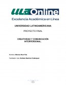 Proyecto Final - Creatividad y Comunicación Interpersonal