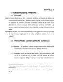 CONSECUENCIAS JURÍDICAS