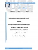 DESARROLLANDO LA FÍLOSOFIA ORGANIZACIONAL DE LA EMPRESA