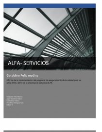 INFORME DE IMPLEMENTACION DE PROGRAMA-COSTOS. Página 1