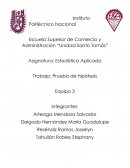 ESTADÍSTICA HIPOTESIS