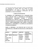 PROGRAMA CONCURSO DE ESCOLTAS