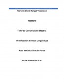 Taller de Comunicación Efectiva. Identificación de Actos Lingüísticos