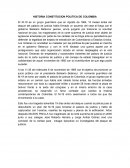HISTORIA CONSTITUCION POLITICA DE COLOMBIA