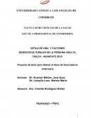 ESTILO DE VIDA Y FACTORES BIOSOCIOCULTURALES DE LA PERSONA ADULTA, CHILCA - HUANCAYO 2010