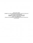 PRODUCTO DE APRENDIZAJE: PLANEACIÓN DEL PROYECTO EDUCATIVO DE APLICACIÓN