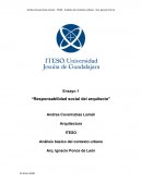 Ensayo 1 “Responsabilidad social del arquitecto”