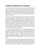 Problemas limítrofes con Guayana