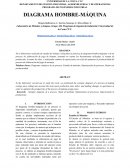 Diagrama analitico hombre- máquina