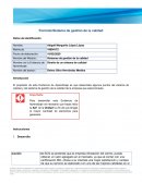 Sistemas de gestión de la calidad. Diseño de un sistema de calidad