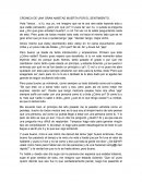 CRONICA DE UNA GRAN AMISTAD MUERTA POR EL SENTIMIENTO