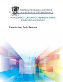 PROCESO DE ATENCION DE ENFERMERIA SOBRE PUERPERIO QUIRURGICO