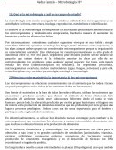 Actividad ¿Qué es la microbiología y cuál es su campo de estudio?