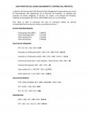 CASO PRÁCTICO DEL CURSO SEGUIMIENTO Y CONTROL DEL PROYECTO