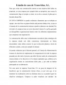 Estudio de caso de Trans-Islas, S.L