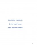 Legislación sanitaria