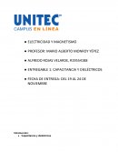 ELECTRICIDAD Y MAGNETISMO. CAPACITANCIA Y DIELÉCTRICOS