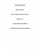 ENSAYO SOBRE LA CIENCIA POLITICA
