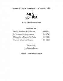 Estudio Lean Manufacturing. Página 1