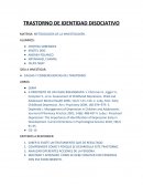 Trastorno de identidad disociativa