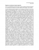 Reporte de conferencia: Derecho deportivo