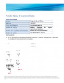 Algebra (Ejercicio de control: expresiones radicales) Sistema de ecuaciones lineales