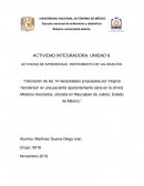 Valoración de las 14 necesidades propuestas por Virginia Henderson en una paciente aparentemente sana en la clínica Médicos Asociados, ubicada en Naucalpan de Juárez, Estado de México