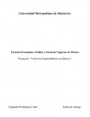 Propuesta: “Visión de Emprendedores en México”
