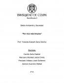 Medio Ambiente y Sociedad “Por ríos más limpios”