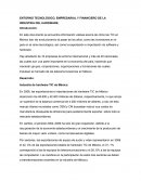 ENTORNO TECNOLÓGICO, EMPRESARIAL Y FINANCIERO DE LA INDUSTRIA DEL HARDWARE