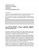 Carta BURBUJA AMBIENTAL