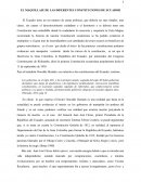 EL MAQUILLAJE DE LAS DIFERENTES CONSTITUCIONES DE ECUADOR