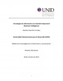 Tecnologías de Información en la Gestión Empresarial (Business Intelligence)