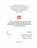 DISEÑO DE HERRAMIENTAS DE PLANEACIÓN Y CONTROL PARA EFICIENTAR EL INVENTARIO DEL AREA DE VACUNACION DEL ABULATORIO EL COROZO, SECTOR LA REPRESA VALLE DE LA PASCUA ESTADO GUARICO.