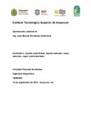 Actividad 3. Liquido subenfriado, liquido saturado, vapor saturado, vapor sobrecalentado
