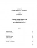 ESTUDIO DE PREFACTIBILIDAD PROYECTO FINAL CHILES GOSAMUCHO S.A