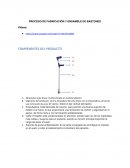 PROCESO DE FABRICACIÓN Y ENSAMBLE DE BASTONES