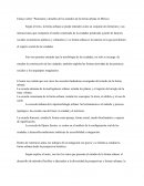 Ensayo sobre “Panorama y desafíos de los estudios de la forma urbana en México