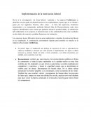 Implementación de la motivación laboral