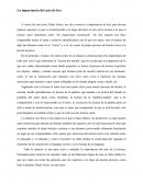 La importancia del acto de leer