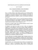 REPORTE DE LECTURA INVESTIGACIÓN CUALITATIVA & DISEÑO DE INVESTIGACIÓN