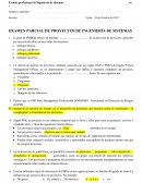EXAMEN PARCIAL DE PROYECTOS DE INGENIERÍA DE SISTEMAS