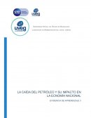 El petroleo y su impacto en la economía nacional