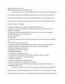 PROGRAMACIÓN 2º CICLO