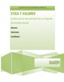 Evidencia Etica y valores