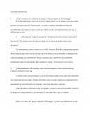 Actividad introductoria de psicología