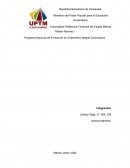 Programa Nacional de Formación en Enfermería Integral Comunitaria