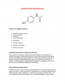 Acetaminofén (paracetamol)